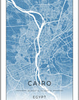 Plakat - Cairo kort - admen.dk