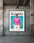 Plakat - Carlos Alcaraz stil - admen.dk