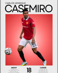 Plakat - Carlos Casemiro grafisk look - admen.dk