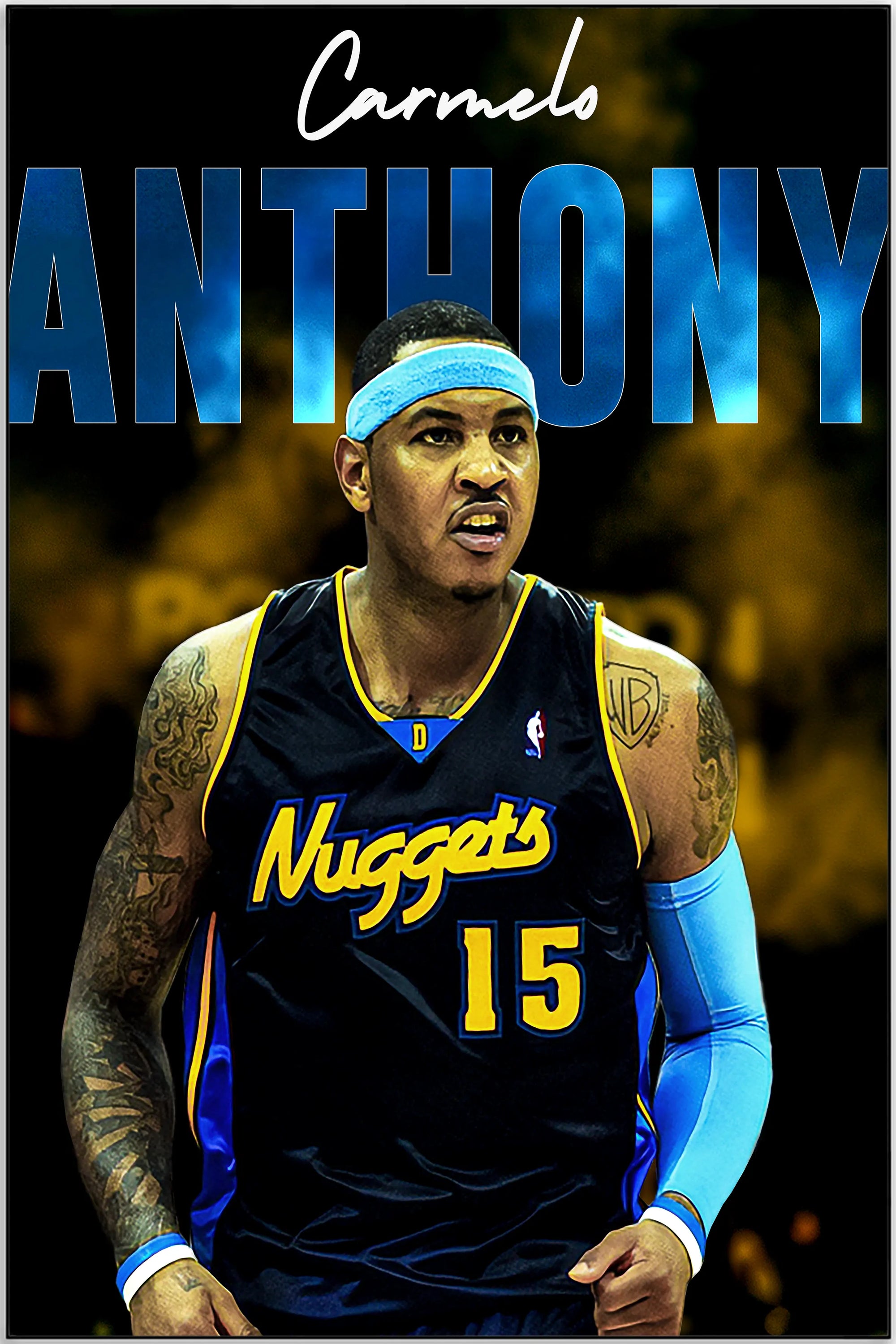 Plakat - Carmelo Anthony style - admen.dk