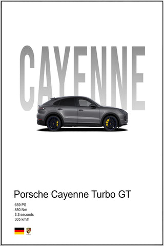 Poster - Porsche Cayenne S