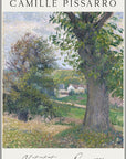 Plakat - Camille Pissarro - Chestnut trees in Osny - admen.dk