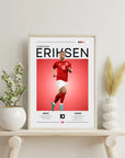 Plakat - Christian Eriksen grafisk look