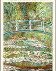 Plakat - Claude Monet - Bridge over a pond kunst - admen.dk