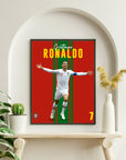 Plakat - Cristiano Ronaldo i godt humør