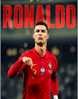 Plakat - Cristiano Ronaldo kunst - admen.dk