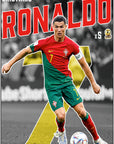 Plakat - Cristiano Ronaldo spilleklar - admen.dk