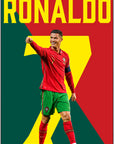 Plakat - Cristiano Ronaldo stolt - admen.dk