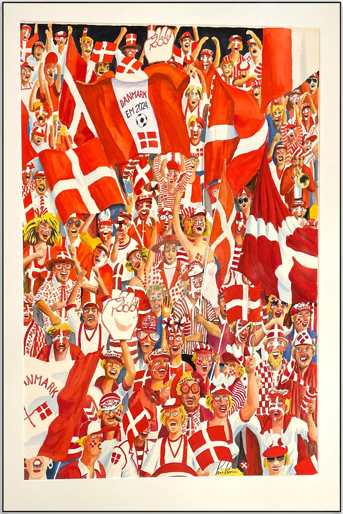 Plakat Danmark EM 2024