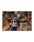 Plakat - Demaryius Thomas citat - admen.dk