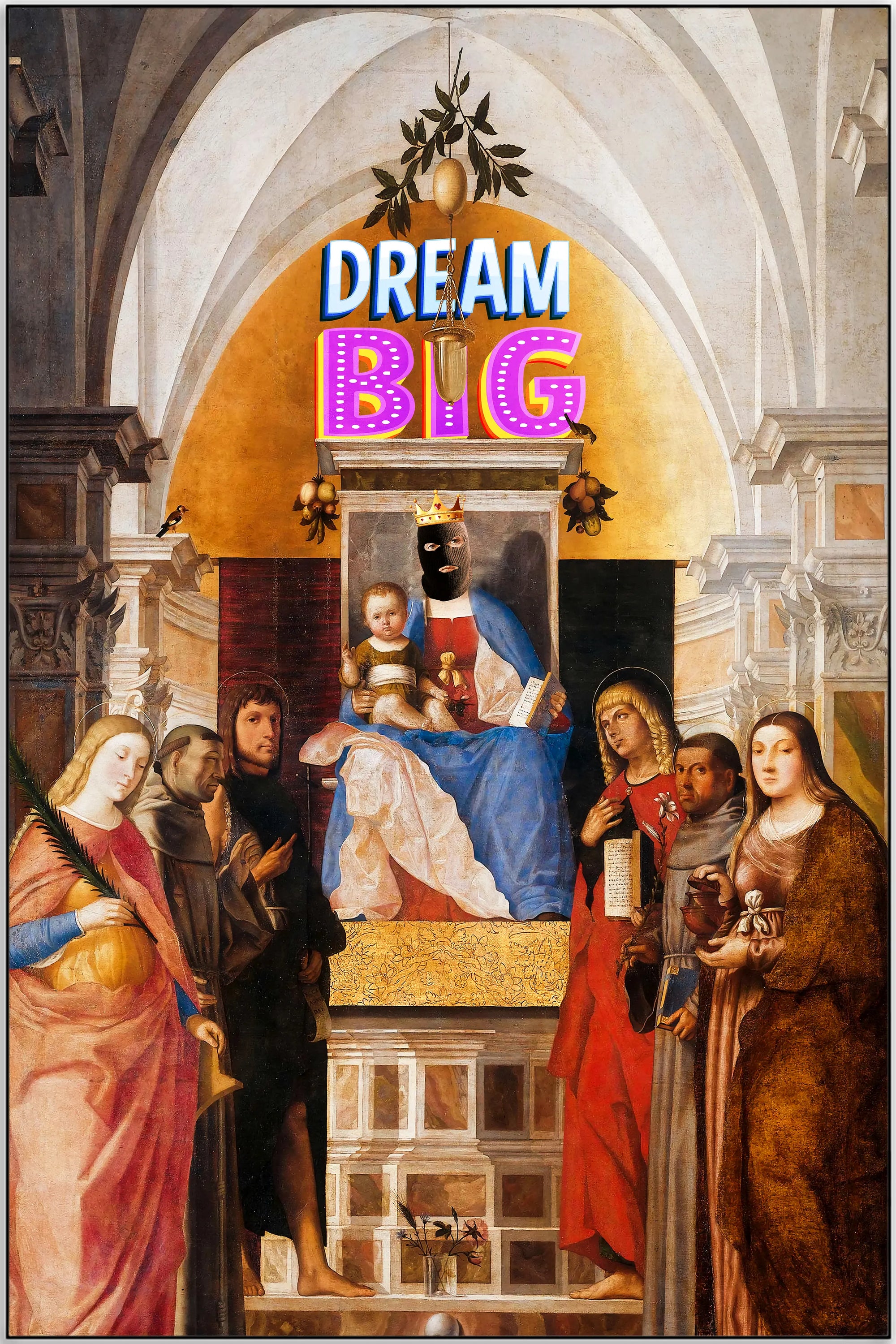 Plakat - Dream big vintage - admen.dk