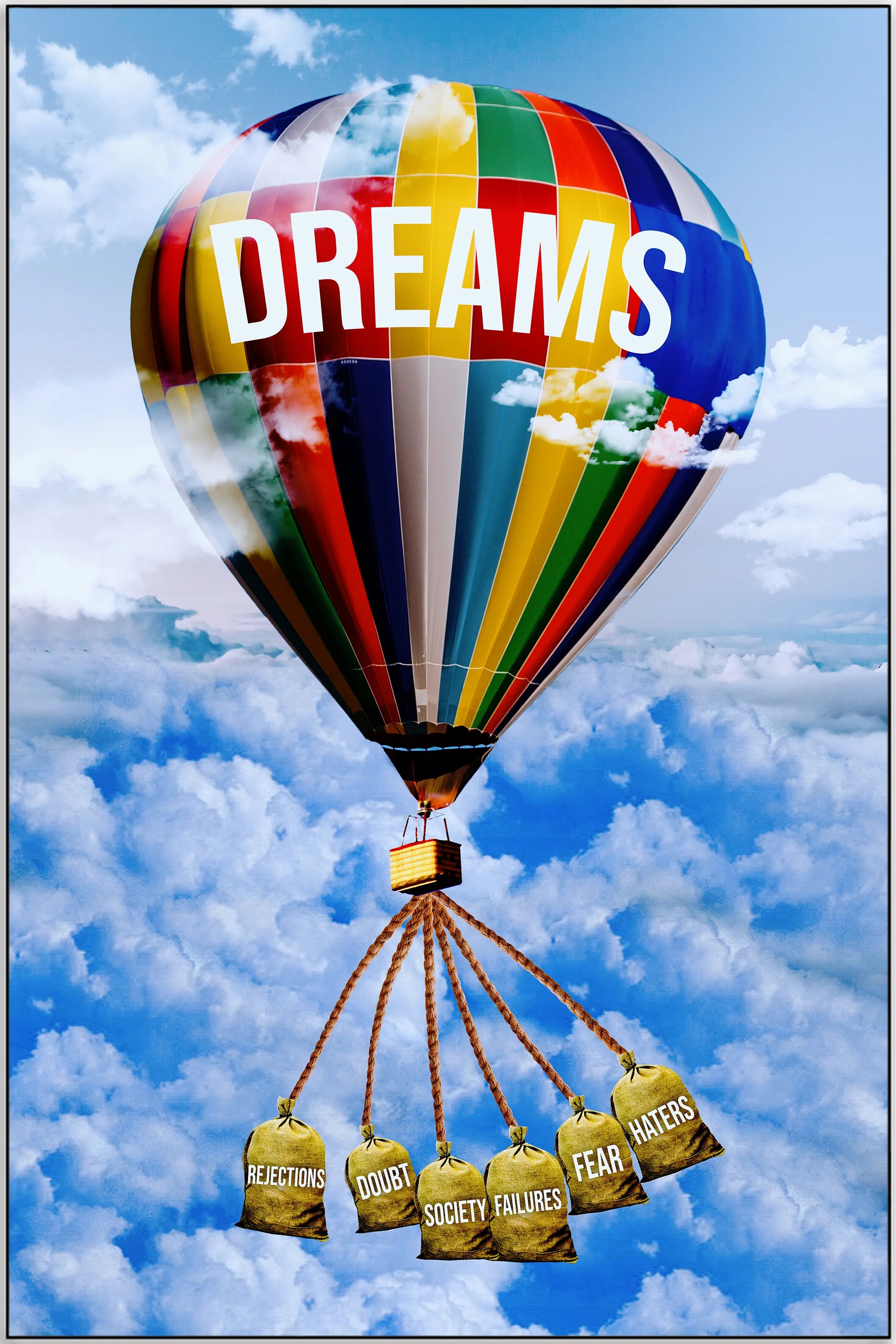 Plakat - Dreams og luftballon - admen.dk