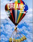 Plakat - Dreams og luftballon - admen.dk