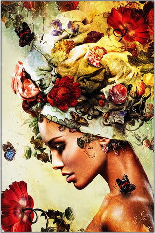 Plakat - Feminine Flowers - admen.dk