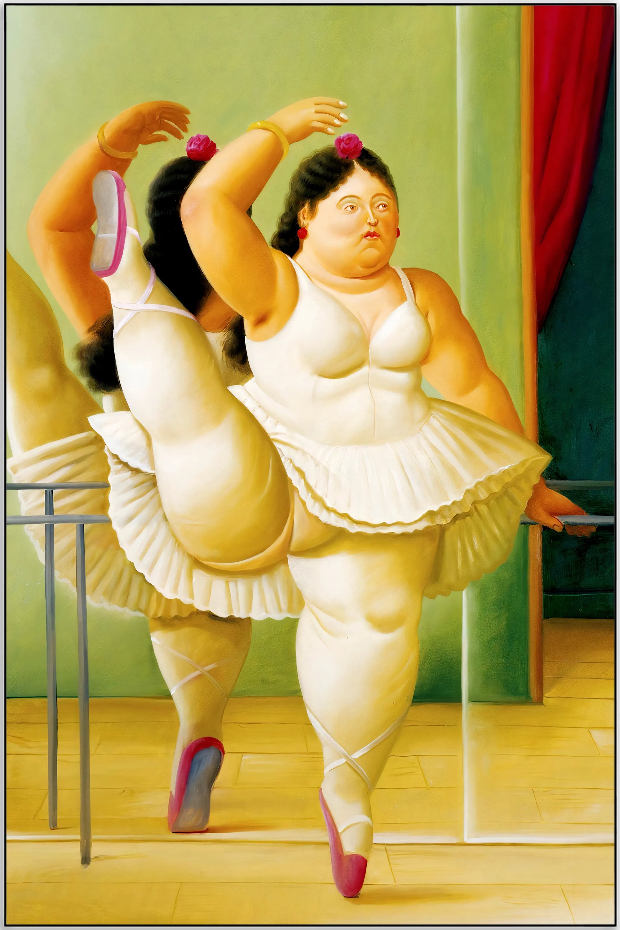 Plakat - Fernando Botero - Ballet danser kunst - admen.dk