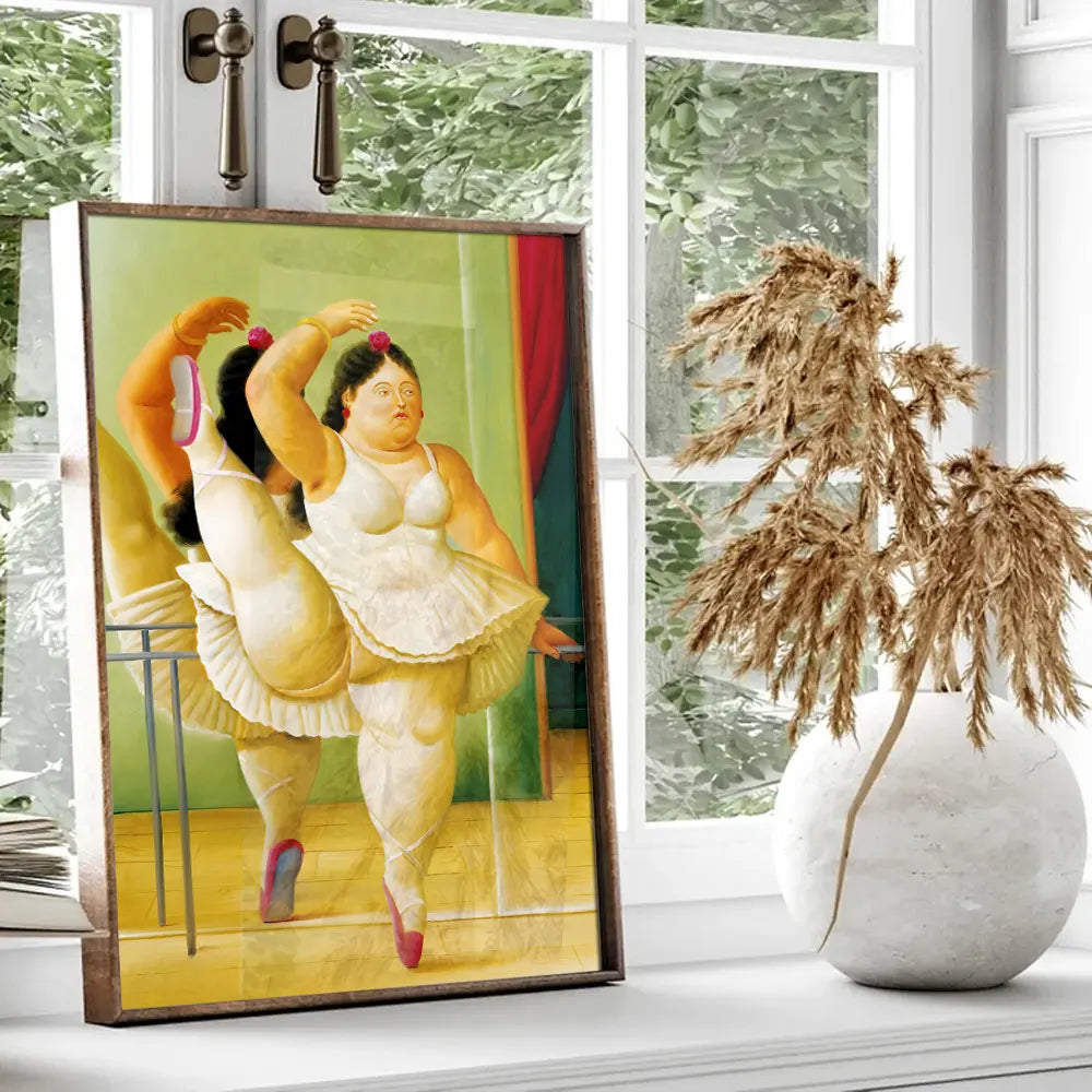 Plakat - Fernando Botero - Ballet danser kunst - admen.dk