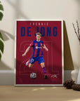 Plakat - Frankie de Jong i barca farver