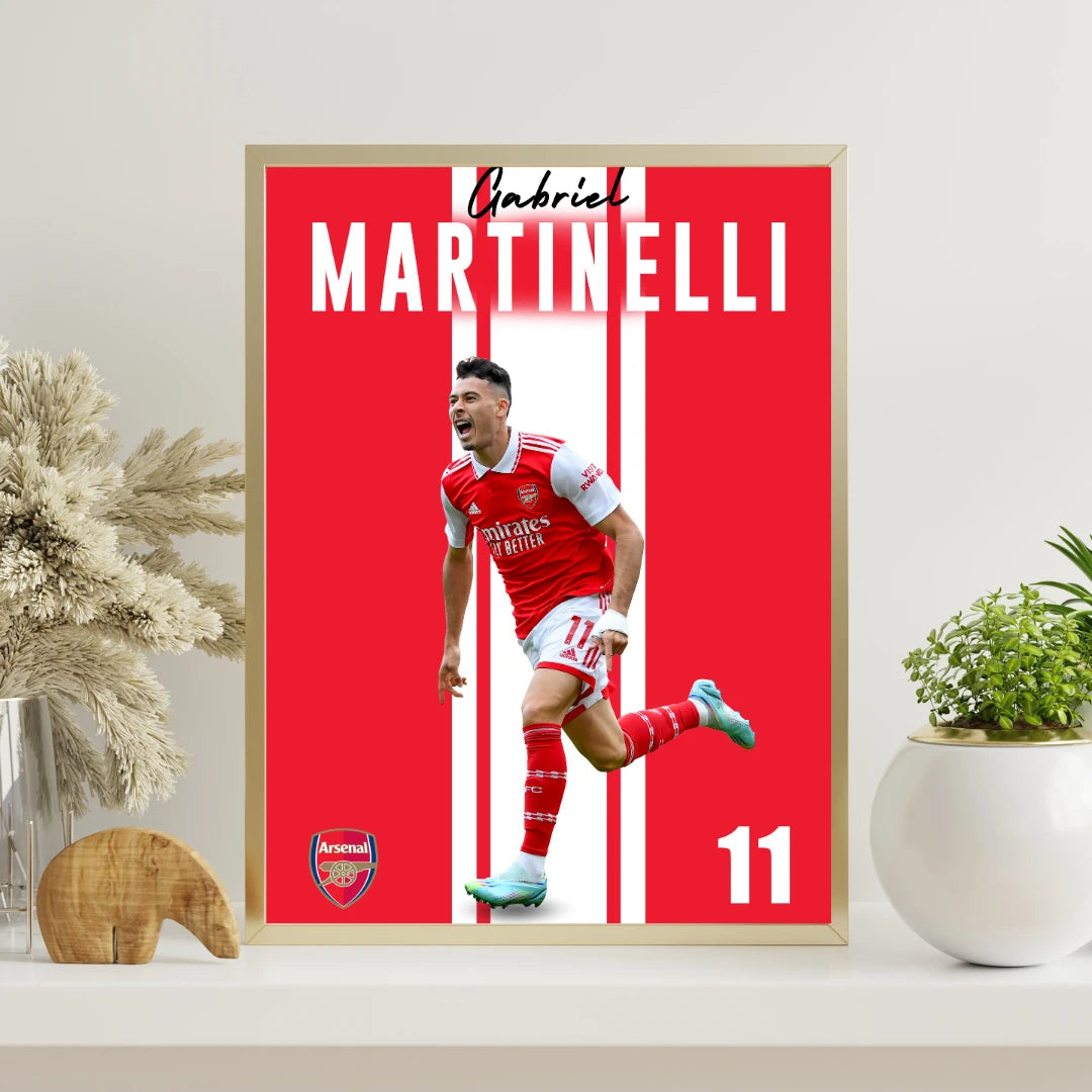 Plakat - Gabriel Martinelli i jubel