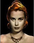 Plakat - Grace Kelly portræt - admen.dk