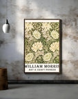 Plakat - William Morris - Green flowers kunst - admen.dk