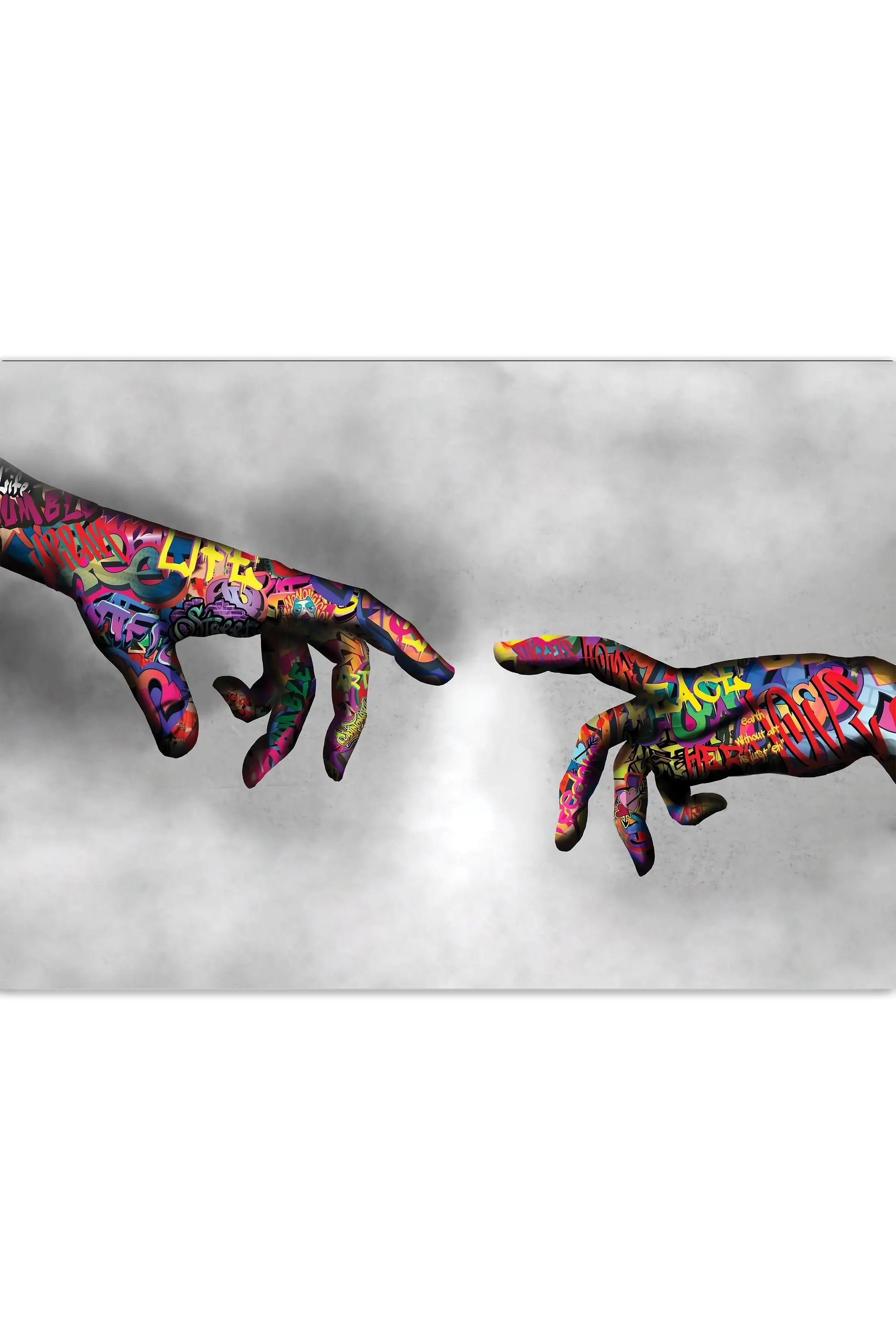 Plakat - Hands of God kunst - admen.dk