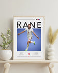 Plakat - Harry Kane grafisk look - Admen.dk