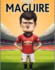 Plakat - Harry Maguire og ingen smil - admen.dk