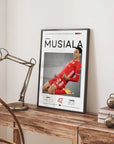 Plakat - Jamal Musiala grafisk look - admen.dk