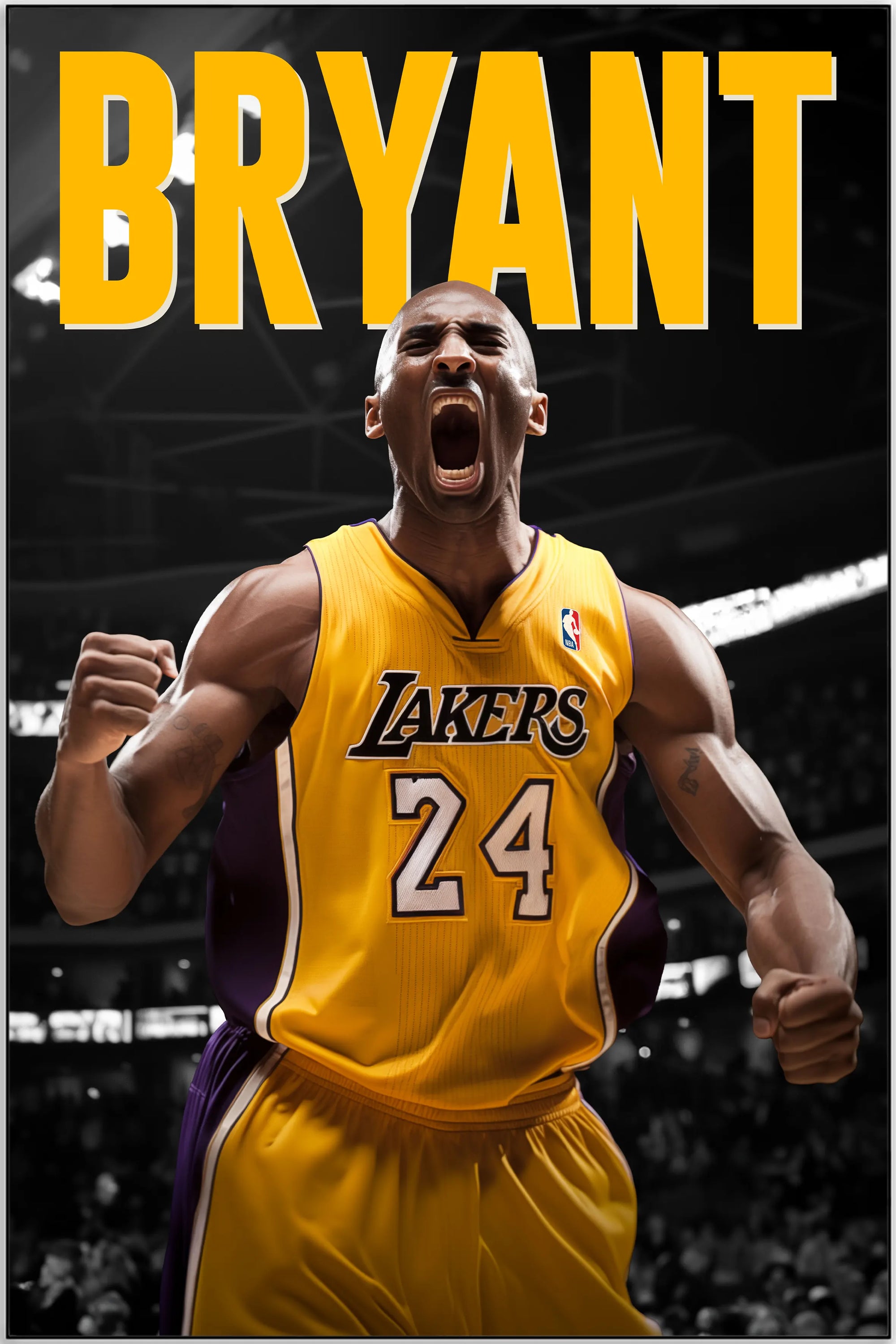 Plakat - Kobe Bryant sejrkunst - admen.dk