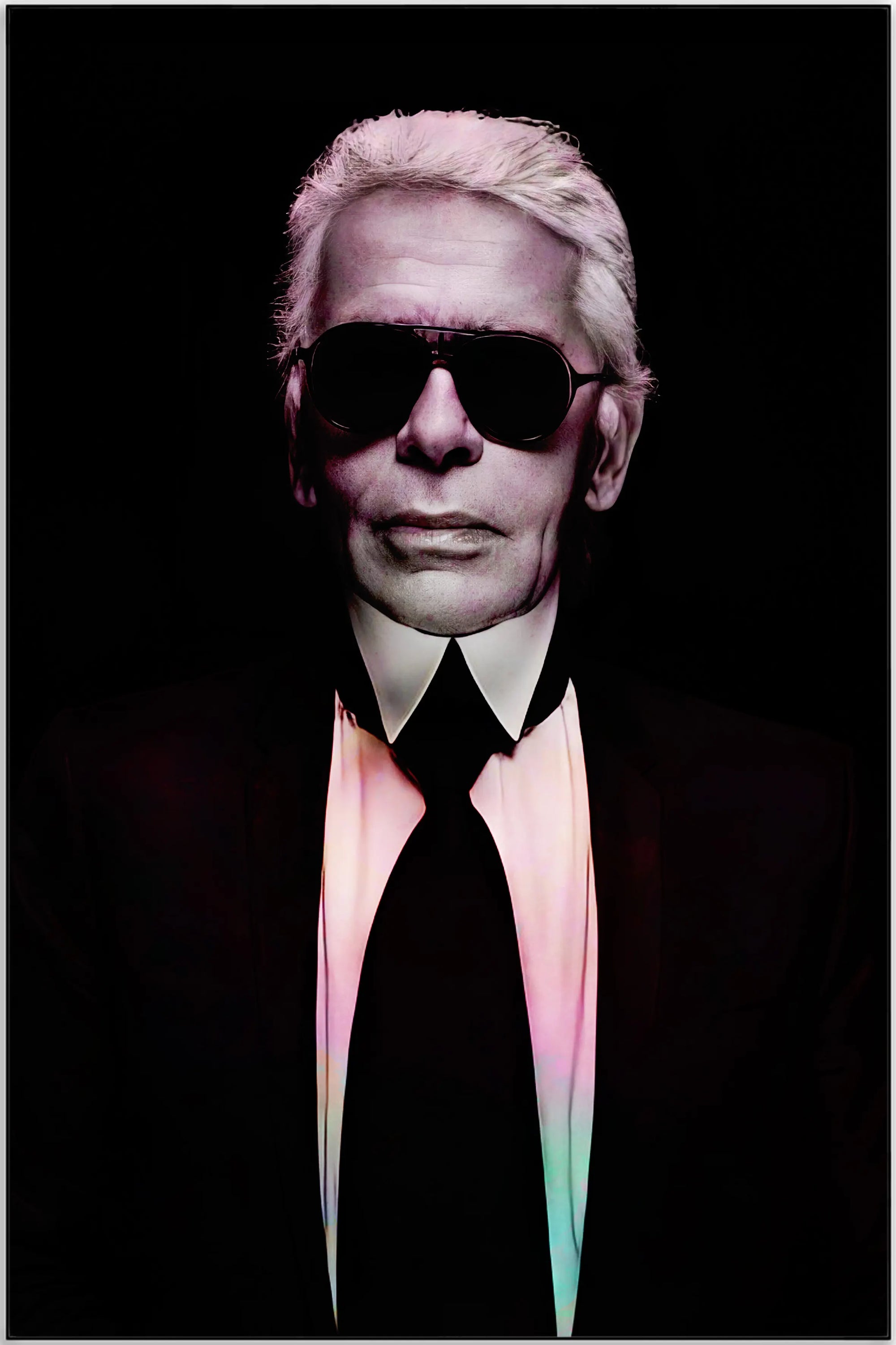 Plakat - Karl Lagerfeld kunst - admen.dk