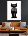 Plakat - Kaws i Dior outfit - admen.dk