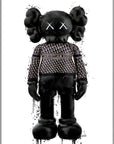 Plakat - Kaws i Dior outfit - admen.dk