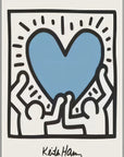 Plakat - Keith Haring heart kunst - admen.dk