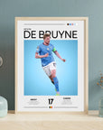 Plakat - Kevin De Bruyne grafisk look - Admen.dk