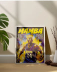 Plakat - Kobe Bryant mamba aktion - admen.dk