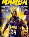 Plakat - Kobe Bryant mamba aktion - admen.dk