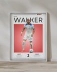 Plakat - Kyle Walker grafisk look