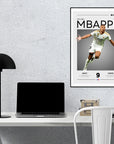 Plakat - Kylian Mbappe Real Madrid kunst