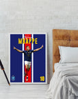 Plakat - Kylian Mbappe sejrdans