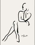 Plakat - Silhouette la femme kunst - admen.dk