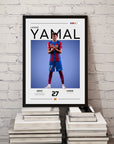 Plakat - Lamine Yamal style