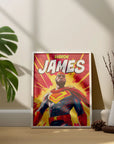 Plakat - Lebron James superhelt - admen.dk