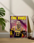 Plakat - Lebron James the king - admen.dk