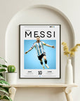 Plakat - Leo Messi i grafisk look