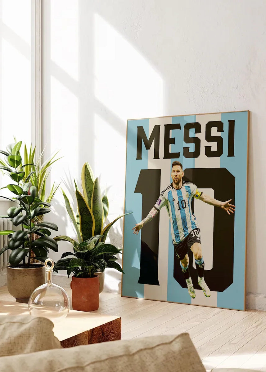 Plakat - Leo Messi 10 - admen.dk