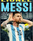 Plakat - Leo Messi style