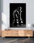 Plakat - Lets play chess kunst - admen.dk