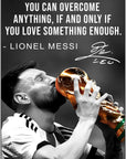 Plakat - Lionel Messi citat - admen.dk