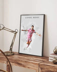 Plakat - Lionel Messi i jubel kunst - admen.dk