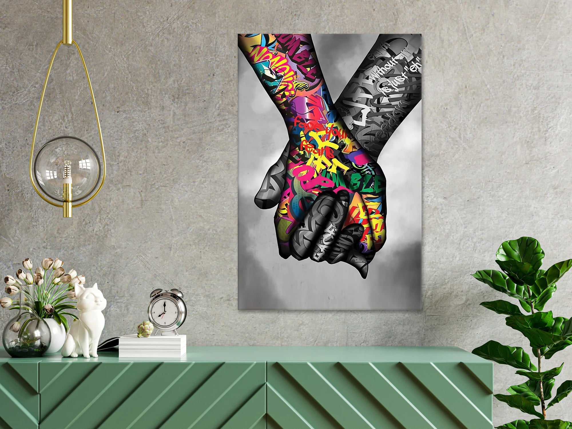 Plakat - Lover hands statement - admen.dk